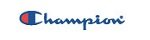 Champion's 150 by 40 logo banner with white background and the brand's name in blue font Championusa.com affiliate program