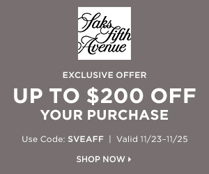 FlexOffers.com, affiliate, marketing, sales, promotional, discount, savings, deals, bargain, banner, blog, Saks Fifth Avenue Black Friday Sales, Black Friday, Saks Fifth Avenue, Christmas, Chanukah, Festivus, holiday, apparel, fashion, clothing, designer