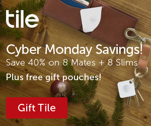 FlexOffers.com, affiliate, marketing, sales, promotional, discount, savings, deals, bargain, banner, blog, Find What Matters with Tile, Tile, tech, Bluetooth, Cyber Monday