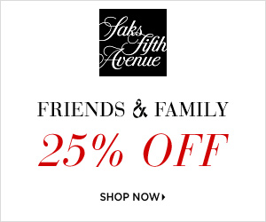 Designer Style Deals at the Saks Fifth Avenue Friends & Family Sale