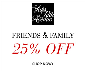 FlexOffers.com, affiliate, marketing, sales, promotional, discount, savings, deals, bargain, banner, blog, Designer Style Deals at the Saks Fifth Avenue Friends & Family Sale, Saks Fifth Avenue, Friends & Family, spring, clothing, fashion, designer, apparel