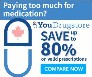 FlexOffers.com, affiliate, marketing, sales, promotional, discount, savings, deals, bargain, banner, blog, Significant Prescription Savings at YouDrugstore.com, YouDrugstore.com, prescription, medicine, meds, Canada, health, wellness