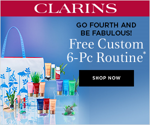 FlexOffers.com, affiliate, marketing, sales, promotional, discount, savings, deals, bargain, banner, blog, Clarins USA,