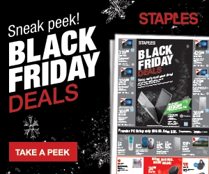 Sneak Peek Black Friday Deals from Staples