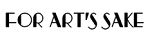 For Art’s Sake Affiliate Program