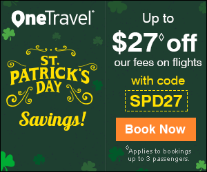 FlexOffers.com, affiliate, marketing, sales, promotional, discount, savings, deals, bargain, banner, blog, St Patrick’s Day Bargains, OneTravel.com, Vineyard Vines, Happy Socks, Mrs. Fields, Rosetta Stone, Party City, vacation, travel, green, socks, leprechaun, gift baskets, language, party decorations