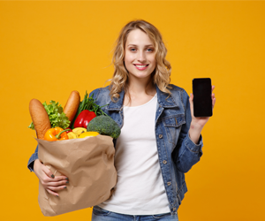 Thriving Cell Phone Networks and Grocery Stores