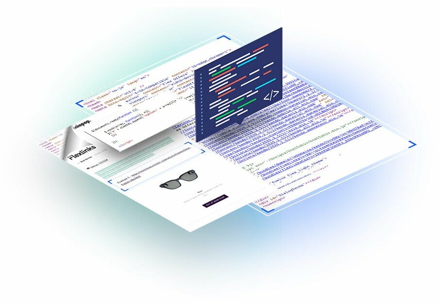 FlexOffers website embed HTML codes page Flexlinks, Affiliate Links, Code