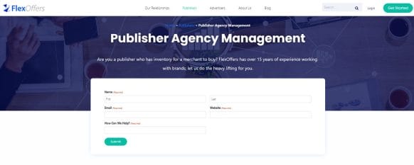 Publisher Agency Management, FlexOffers.com