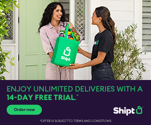 Shipt same-day delivery free trial banner