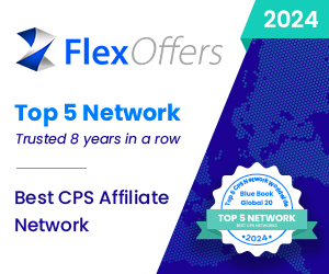 FlexOffers Top 5 Network - Best CPS Affiliate Network