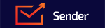Sender Affiliate Program, Sender marketing campaign tools, Sender small logo