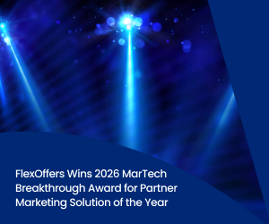 FlexOffers Wins the 2026 MarTech Breakthrough Award for Partner Marketing Solution of the Year.