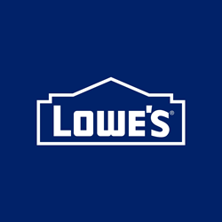 Lowe's white and blue square logo