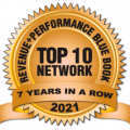 mthink_seal Top 10 Network 7 years in a row 2021 Logo
